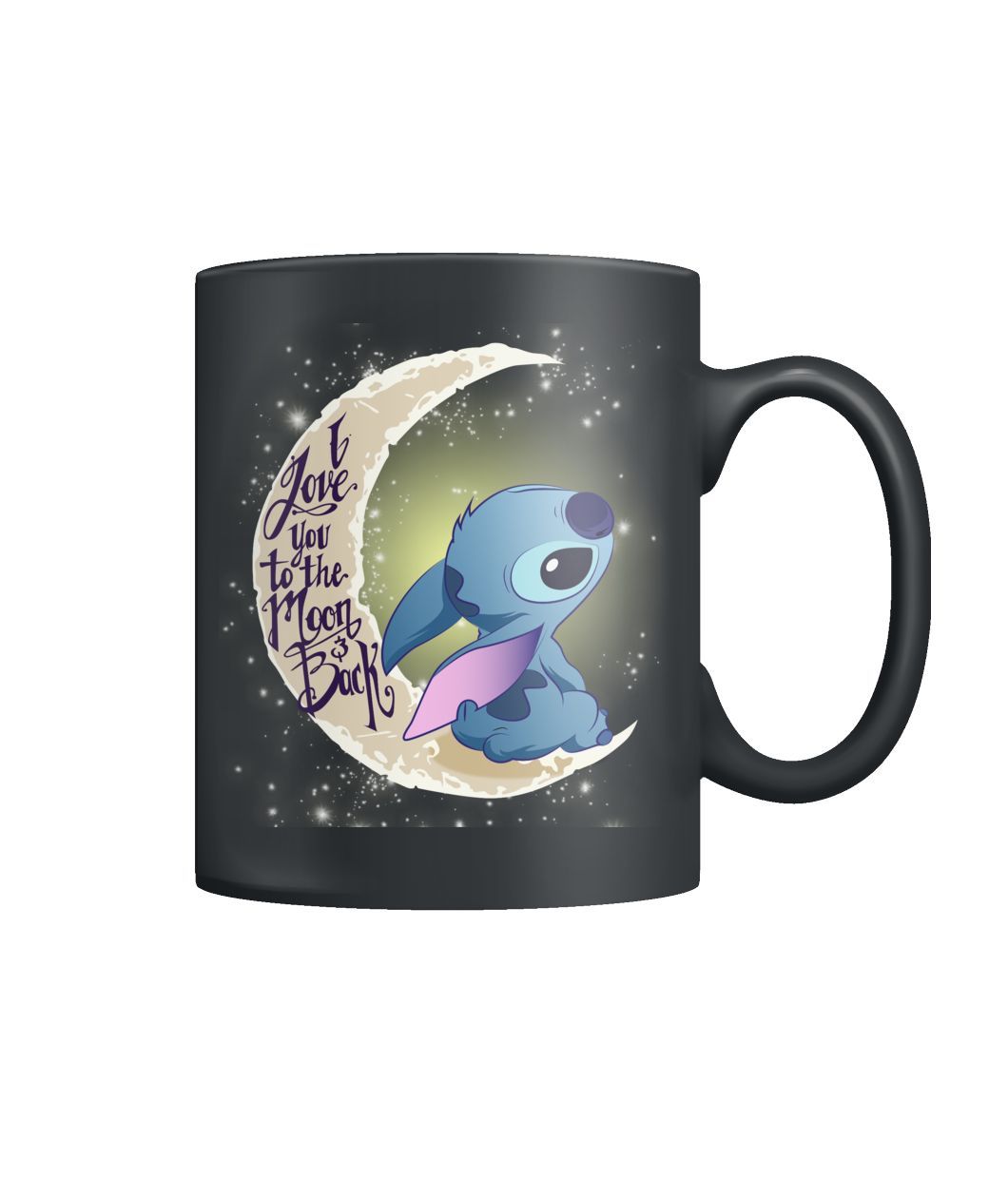 Stitch To The Moon Mug Valentine Gifts Color Coffee Mug