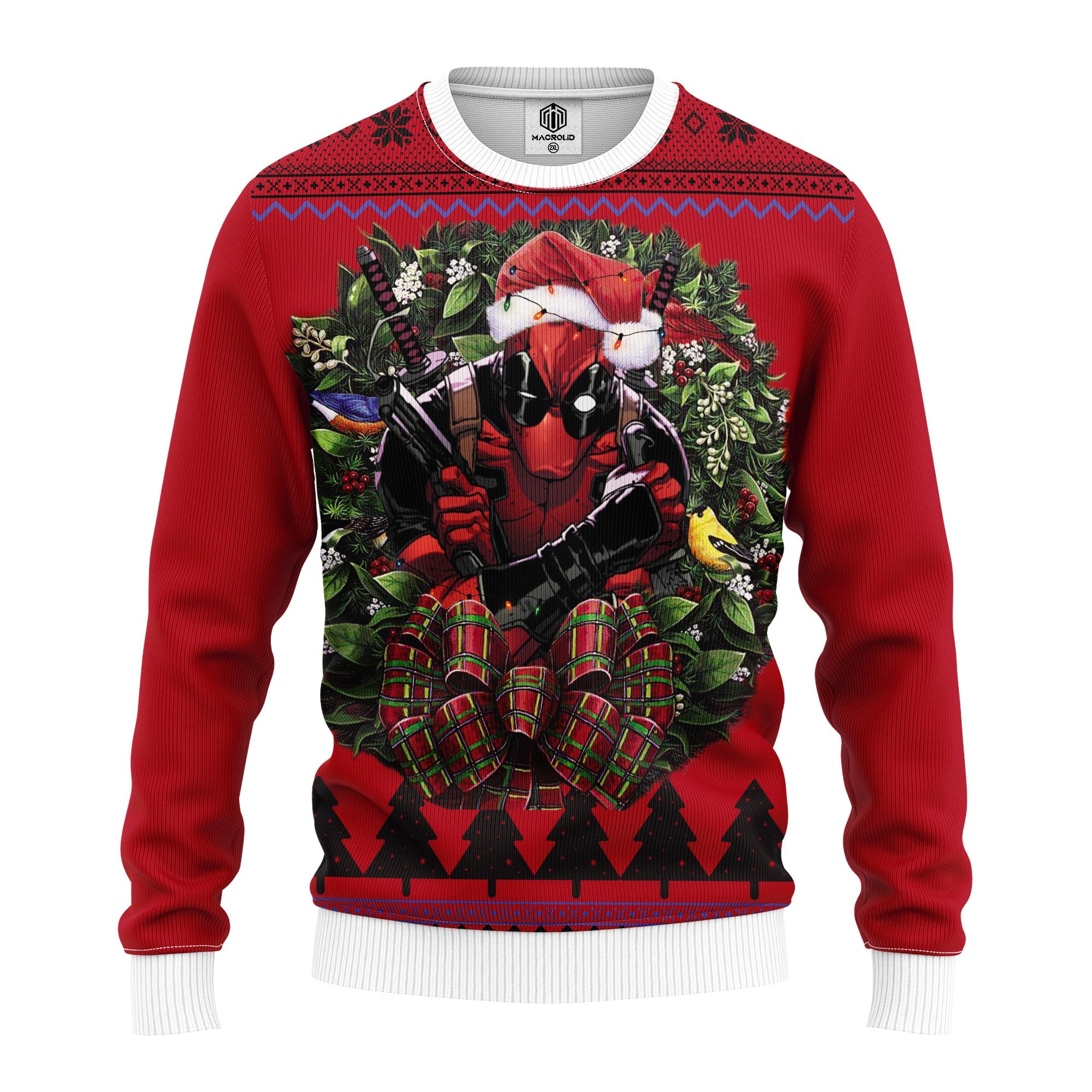 Deadpool Professor X Noel Mc Ugly Christmas Sweater Thanksgiving Gift