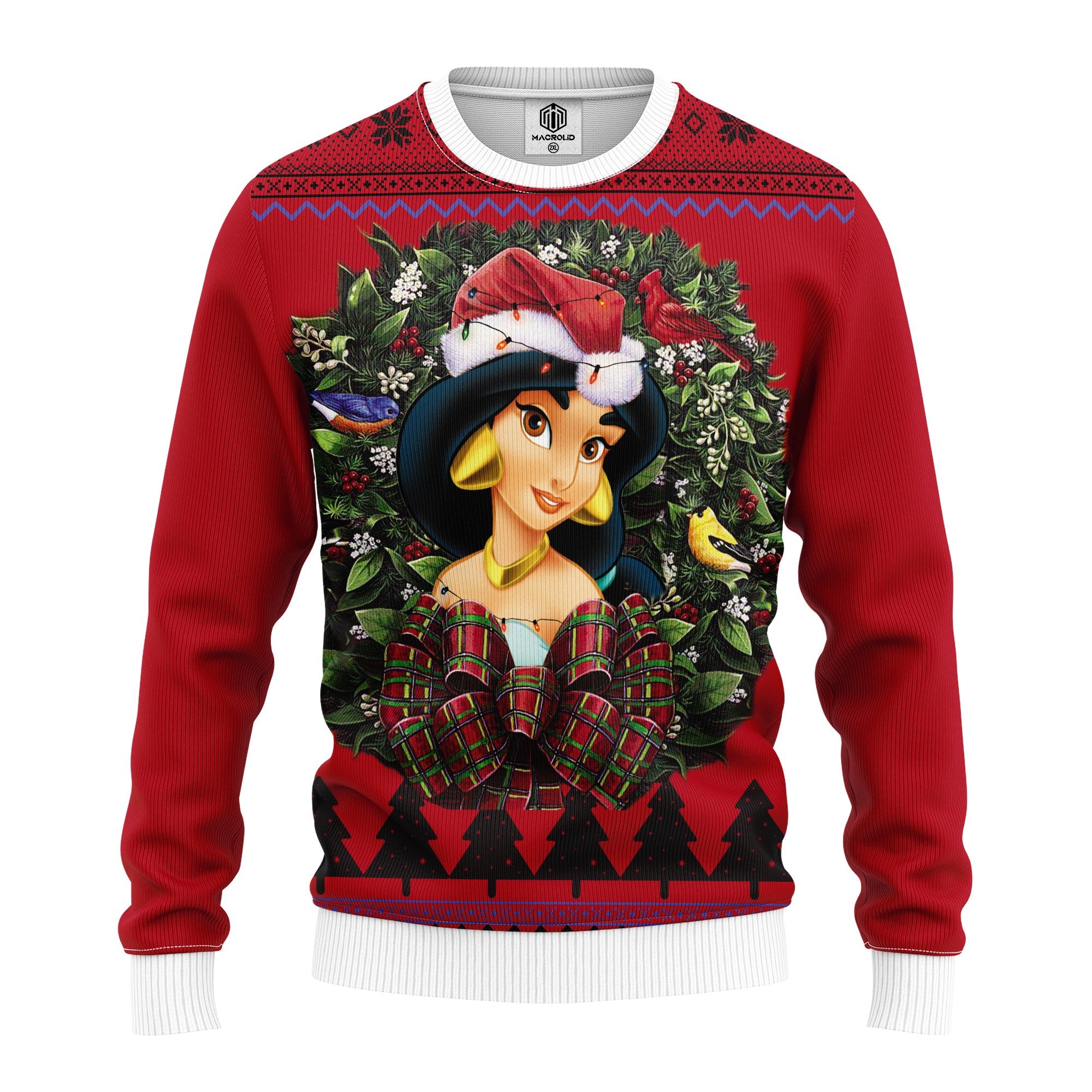 Jasmin Princess Noel Mc Ugly Christmas Sweater Thanksgiving Gift