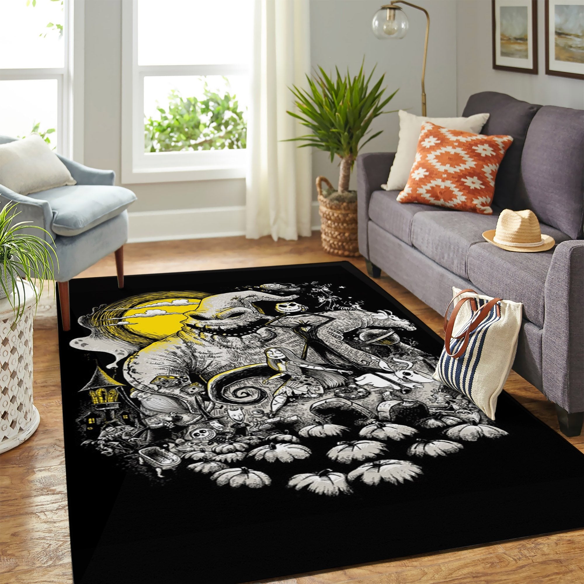 Nightmare Before Christmas Carpet Rug