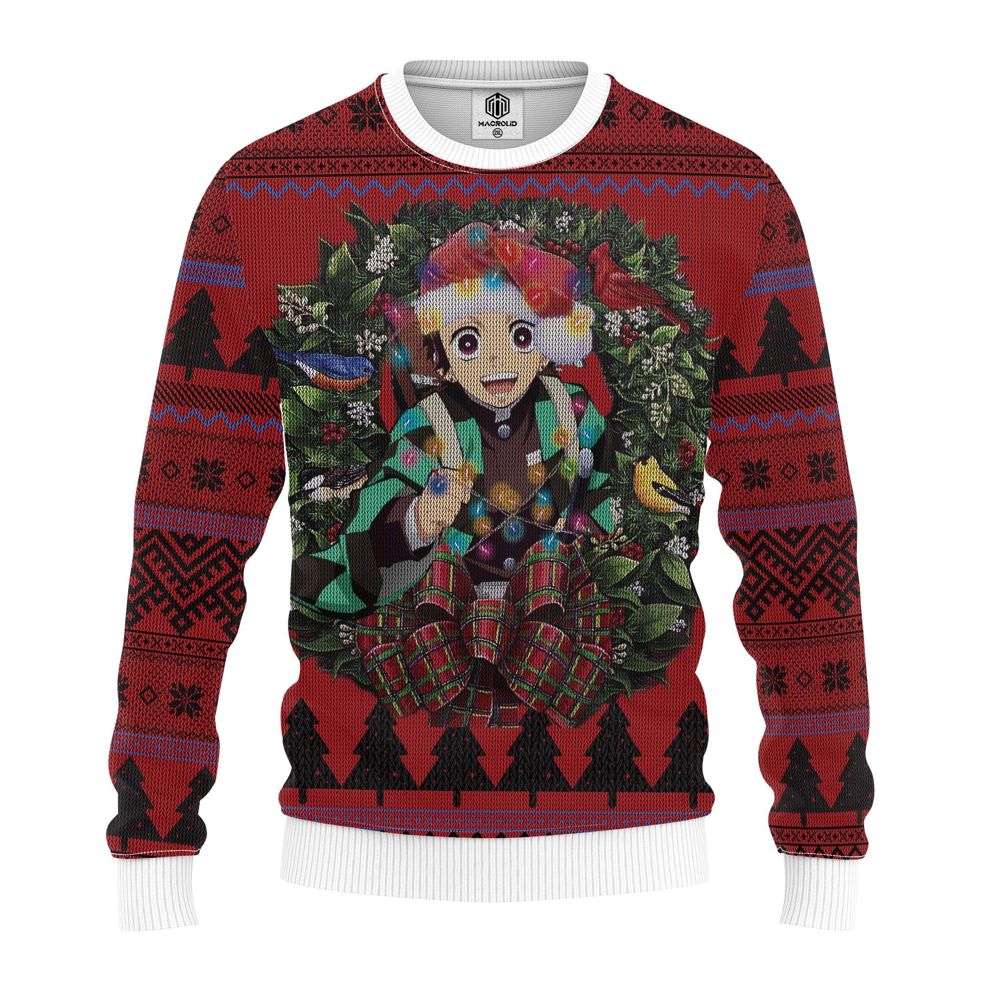 Tanjirou Kimesu No Yaiba Mc Ugly Christmas Sweater Thanksgiving Gift