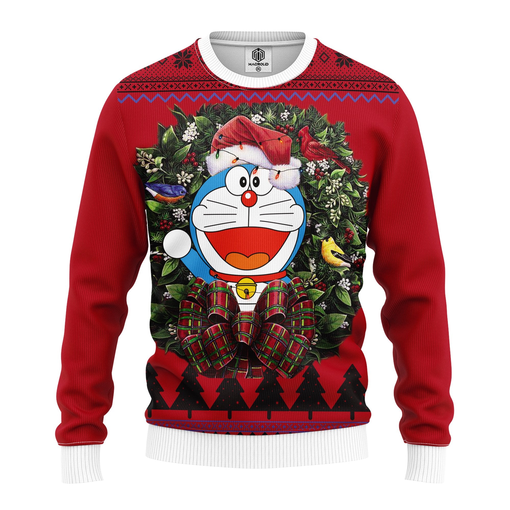 Doraemon Noel Mc Ugly Christmas Sweater Thanksgiving Gift