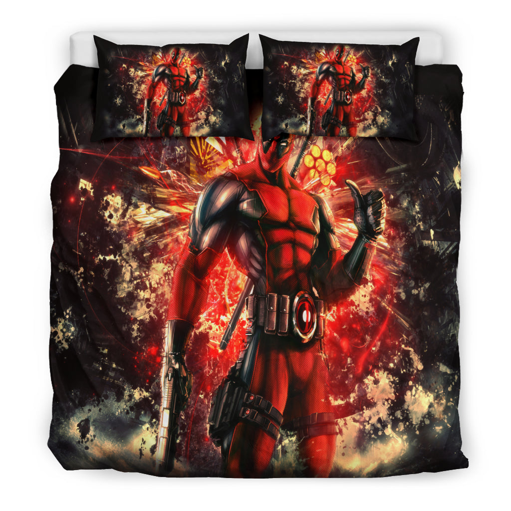 Deadpool Bedding Set 1 Duvet Cover And Pillowcase Set