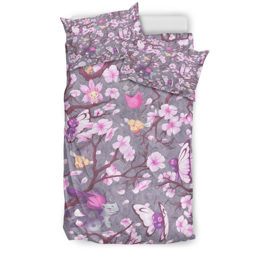 Pokemon Spring Bedding Set Duvet Cover And Pillowcase Set
