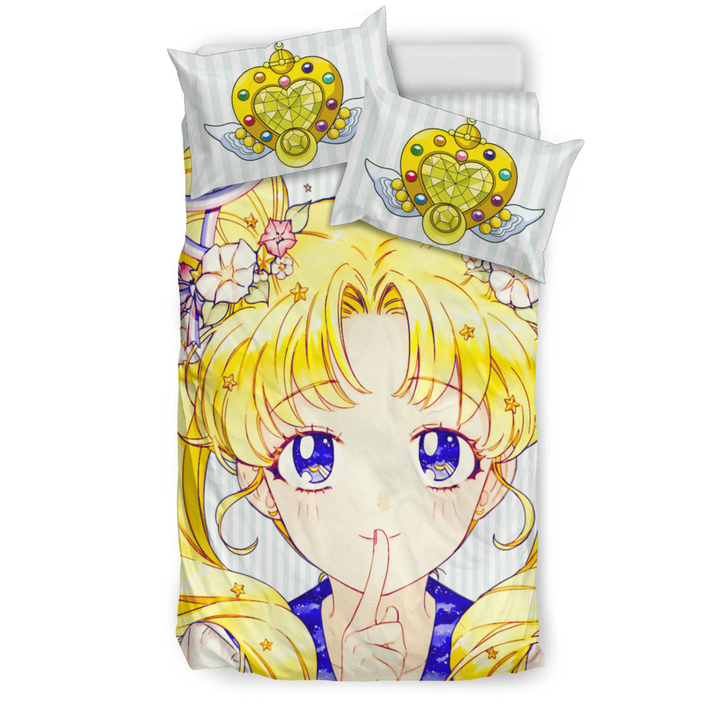 Sailor Moon Bedding Set 2 Duvet Cover And Pillowcase Set