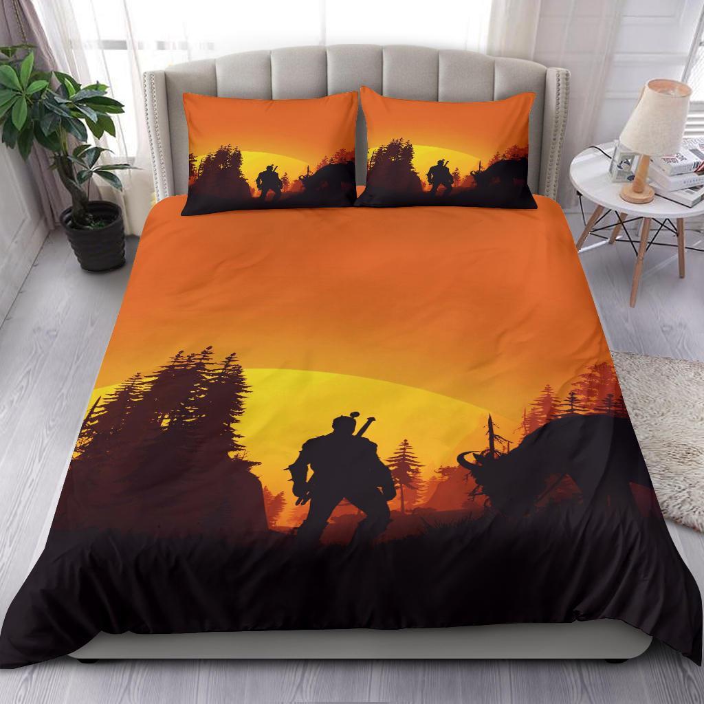 The Witcher Wild Hunt Sunset Bedding Set