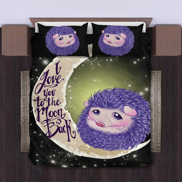 Cute Hedgehog Bedding Set Duvet Cover And Pillowcase Set