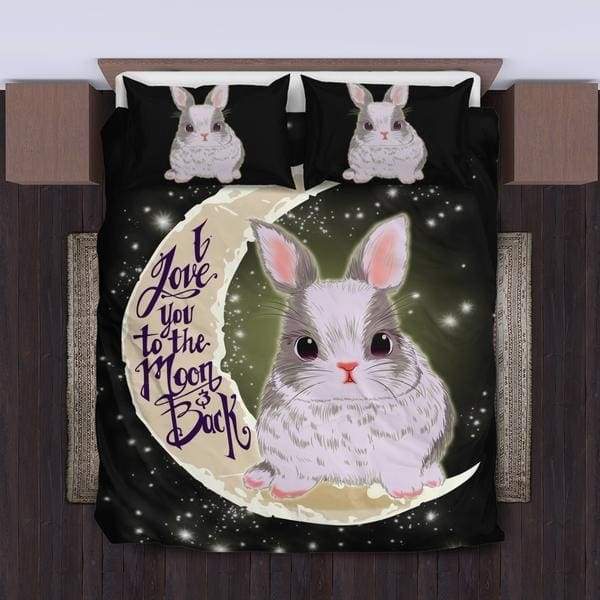 Cute Rabbit Bedding Set Duvet Cover And Pillowcase Set