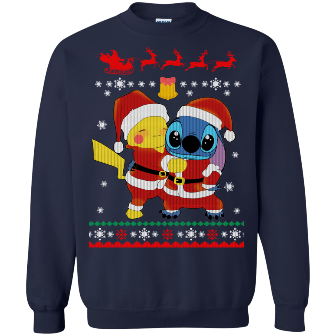 Pikachu & Stick Christmas Sweater