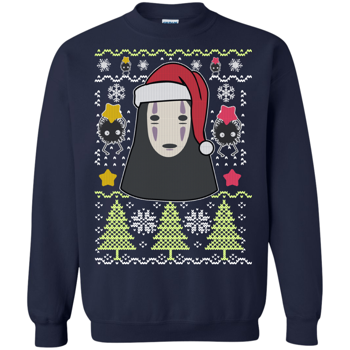 No Face Christmas Sweater