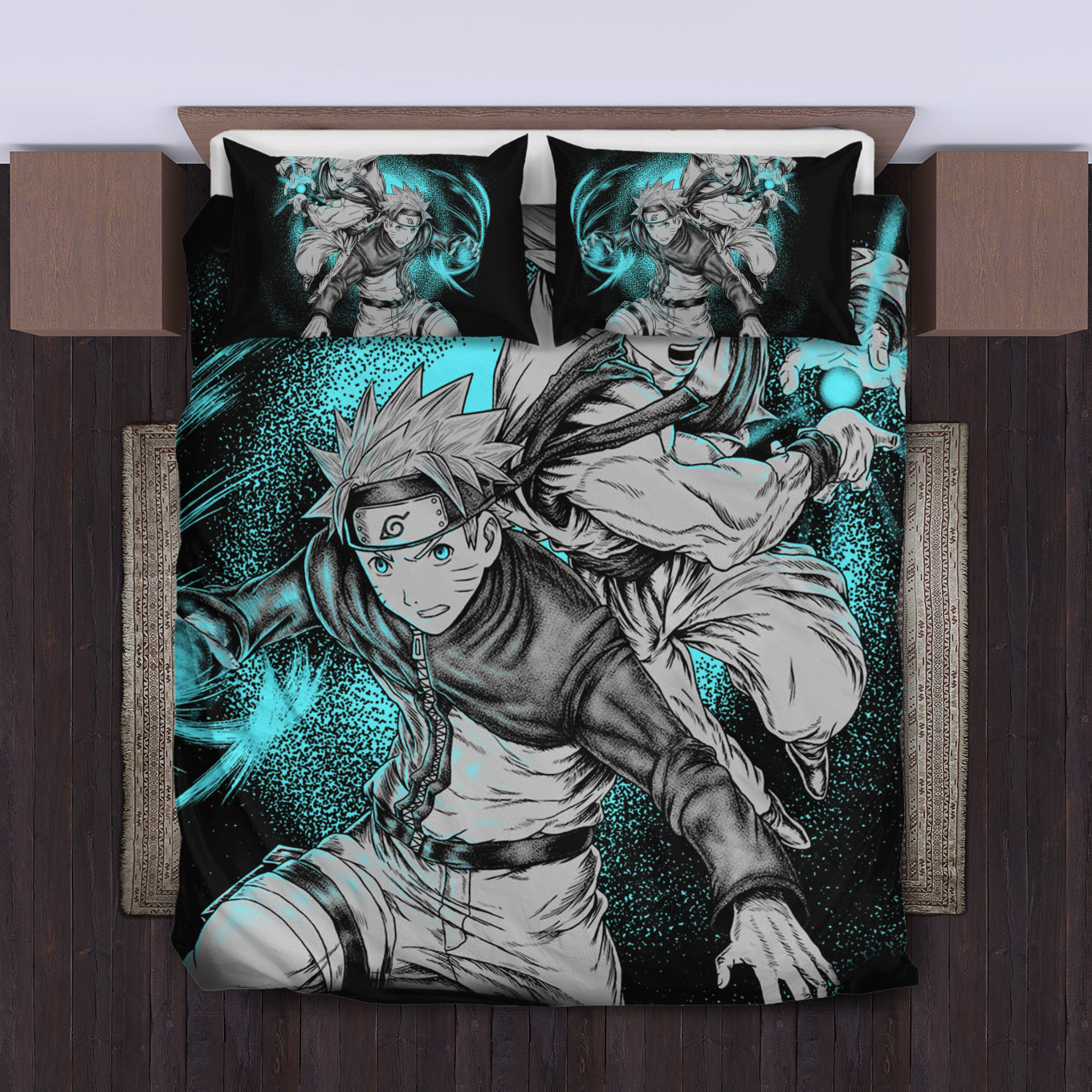 Naruto Goku Bedding Set Duvet Cover And Pillowcase Set