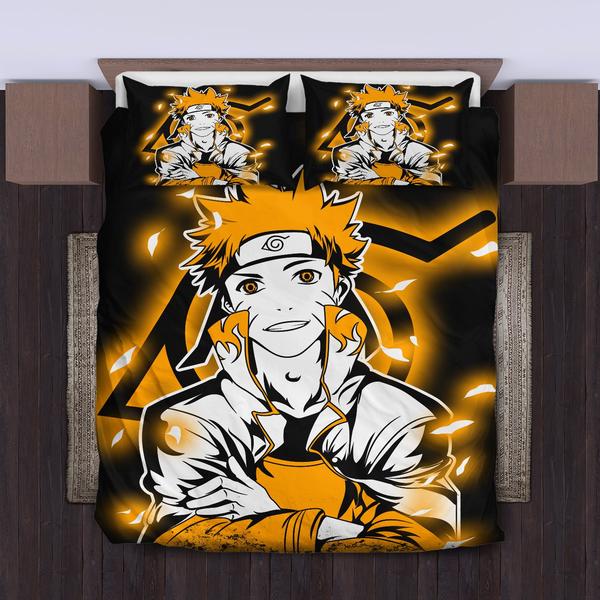 Naruto Hokage Bedding Set Duvet Cover And Pillowcase Set