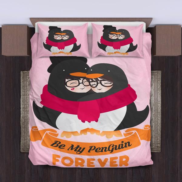 Penguin Bedding Set Duvet Cover And Pillowcase Set