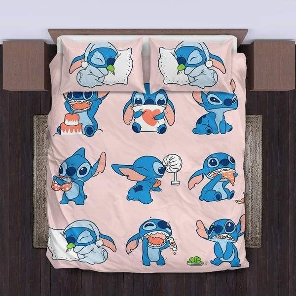 Stitch Emotion Bedding Set Duvet Cover And Pillowcase Set