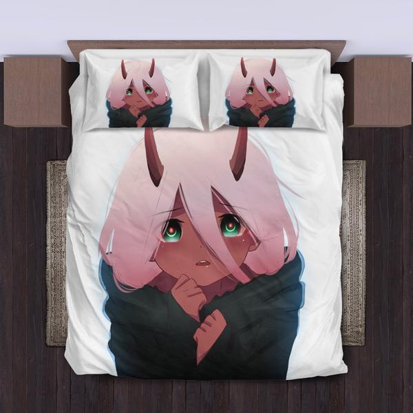 Zero Two Darling In The Franxx Bedding Set Duvet Cover And Pillowcase Set