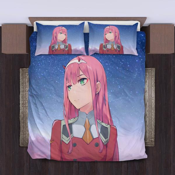 Zero Two Darling In The Franxx Bedding Set 1 Duvet Cover And Pillowcase Set