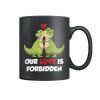Dinosaur Love Mug Valentine Gifts Color Coffee Mug
