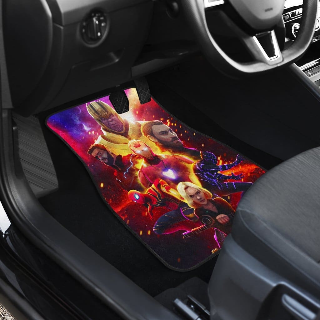 Avengers Infinity War Front And Back Car Mats (Set Of 4)