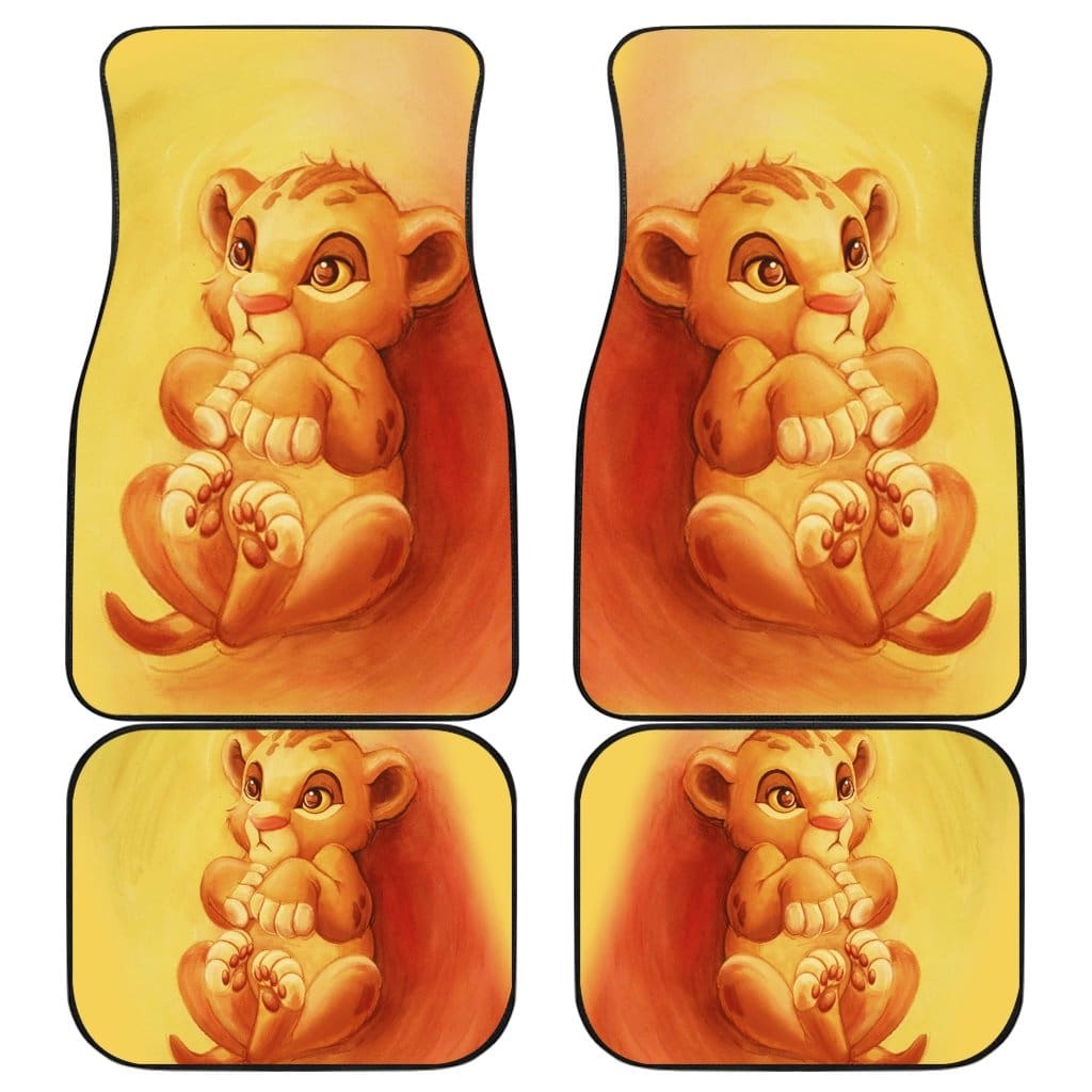 Baby Simba Front And Back Car Mats (Set Of 4)