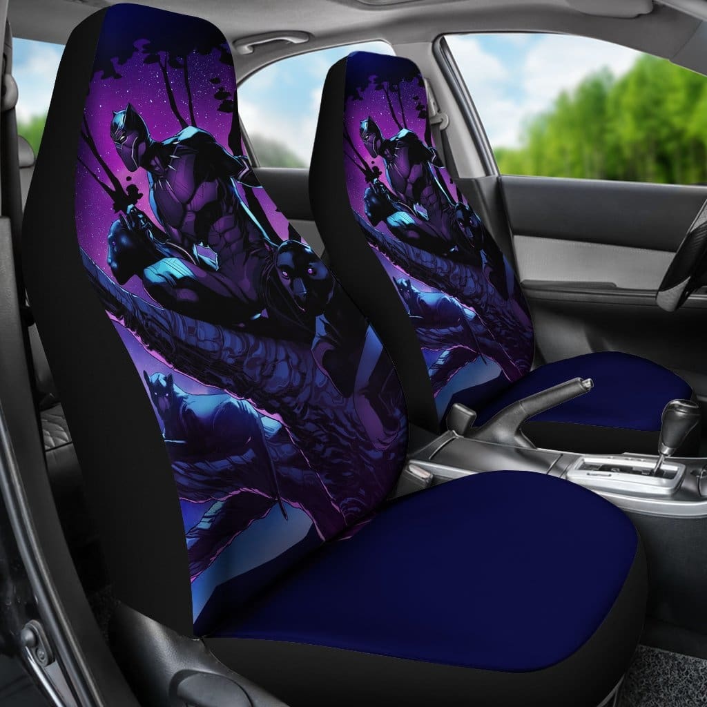 Black Panther 2021 Car Seat Covers 2 Amazing Best Gift Idea