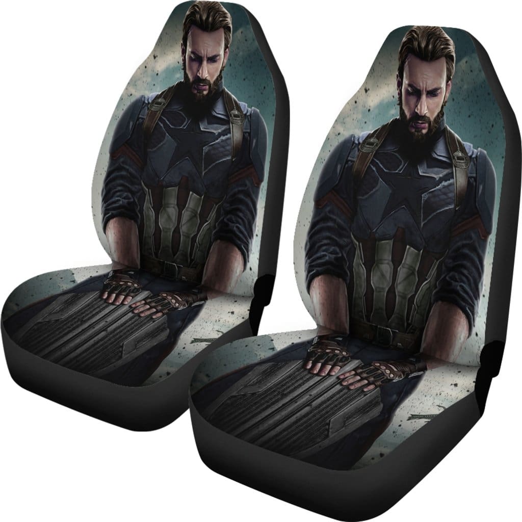 Captain America Car Seat Covers Amazing Best Gift Idea
