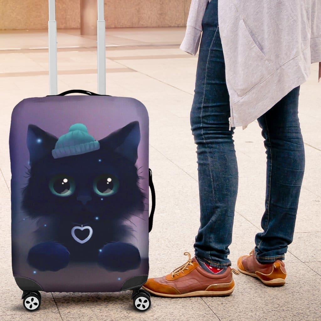 Cute Cat Luggage Covers