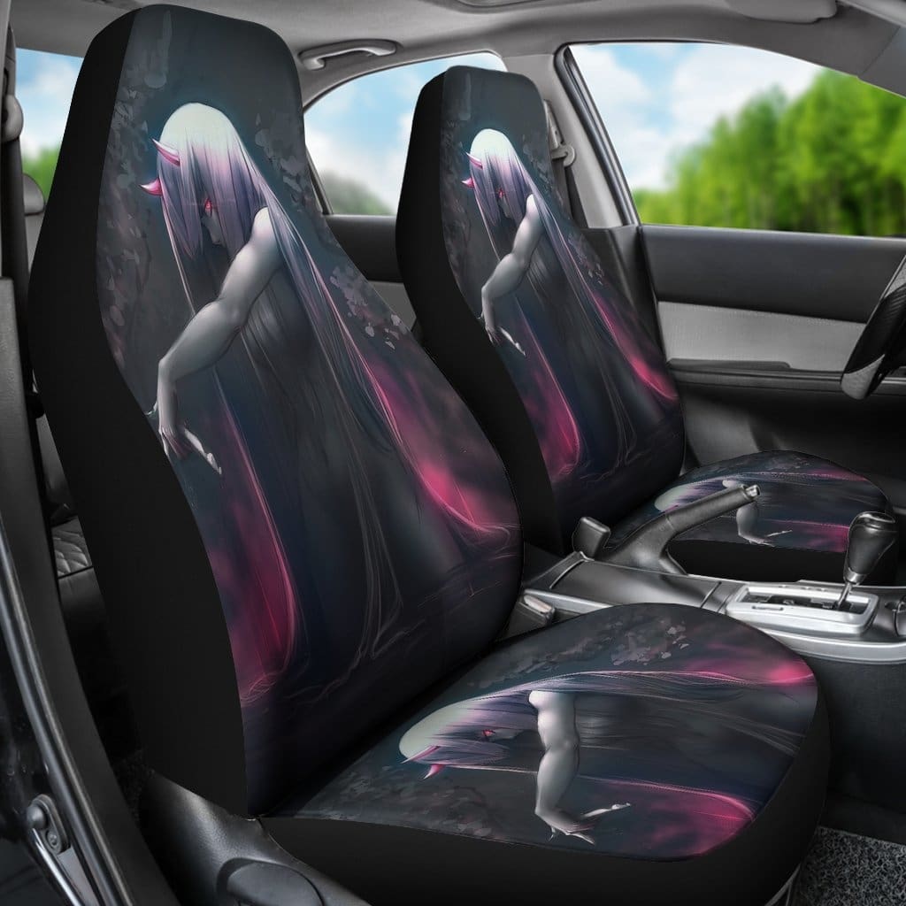 Dark Zero Two Darling In The Franxx Car Seat Covers Amazing Best Gift Idea
