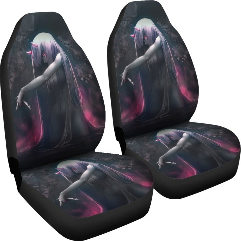 Dark Zero Two Darling In The Franxx Car Seat Covers Amazing Best Gift Idea