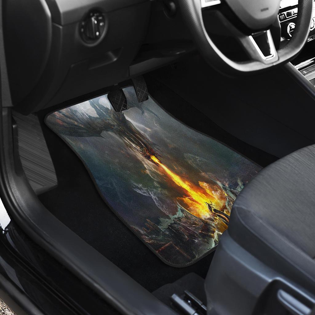 Dragon Fire Car Mats