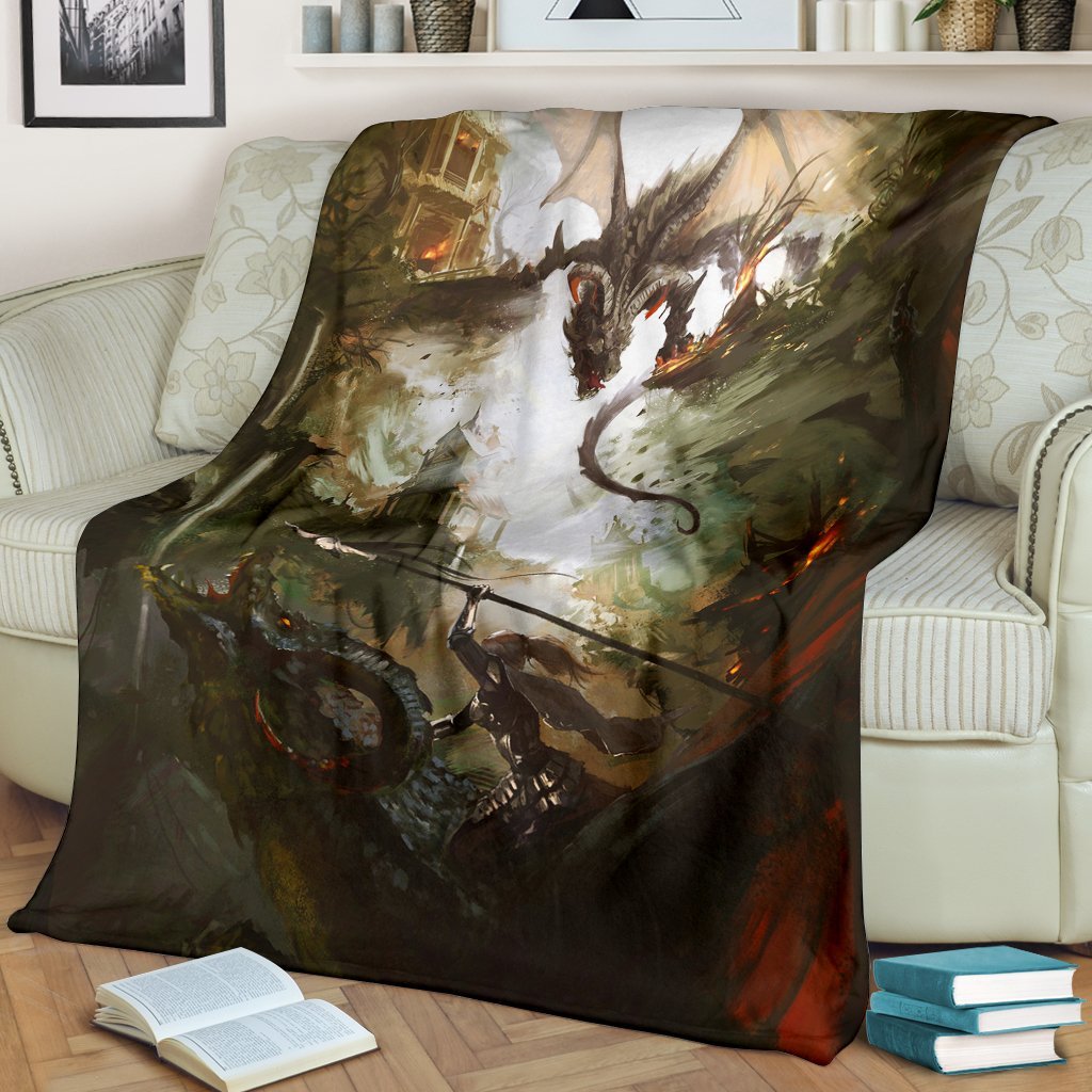 Dragonstorm Premium Blanket