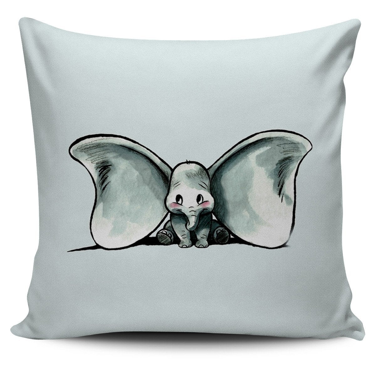 Dumbo Elephant Pillow Cover