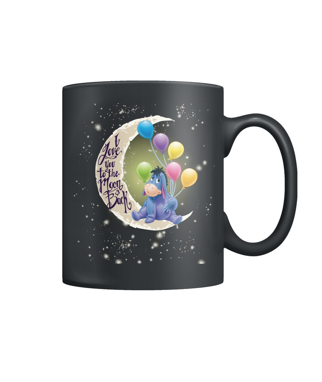 Eeyore Moon Mug Valentine Gifts Color Coffee Mug