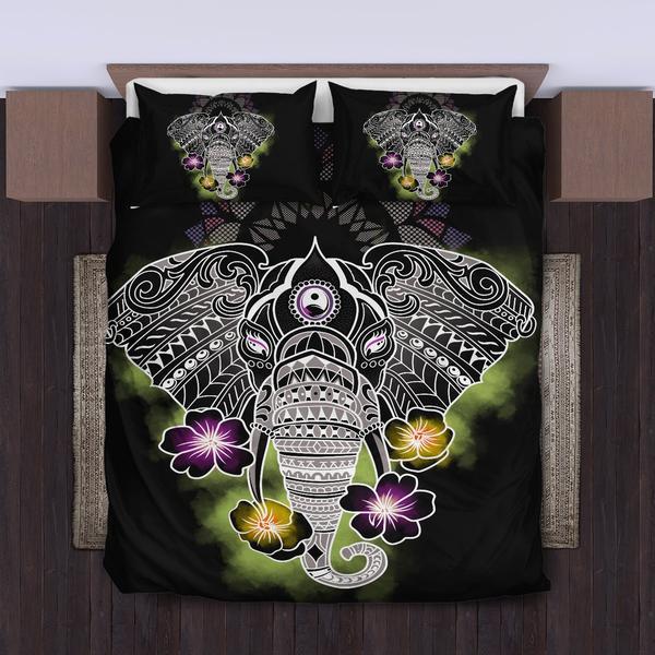 Elephant Art Bedding Set Duvet Cover And Pillowcase Set