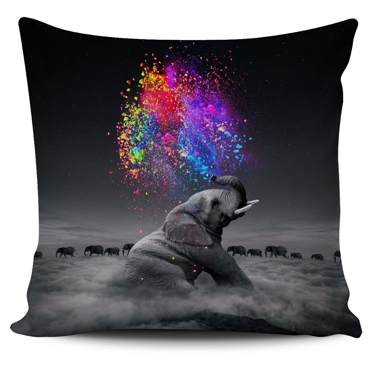 Elephant Color Pillow Covers