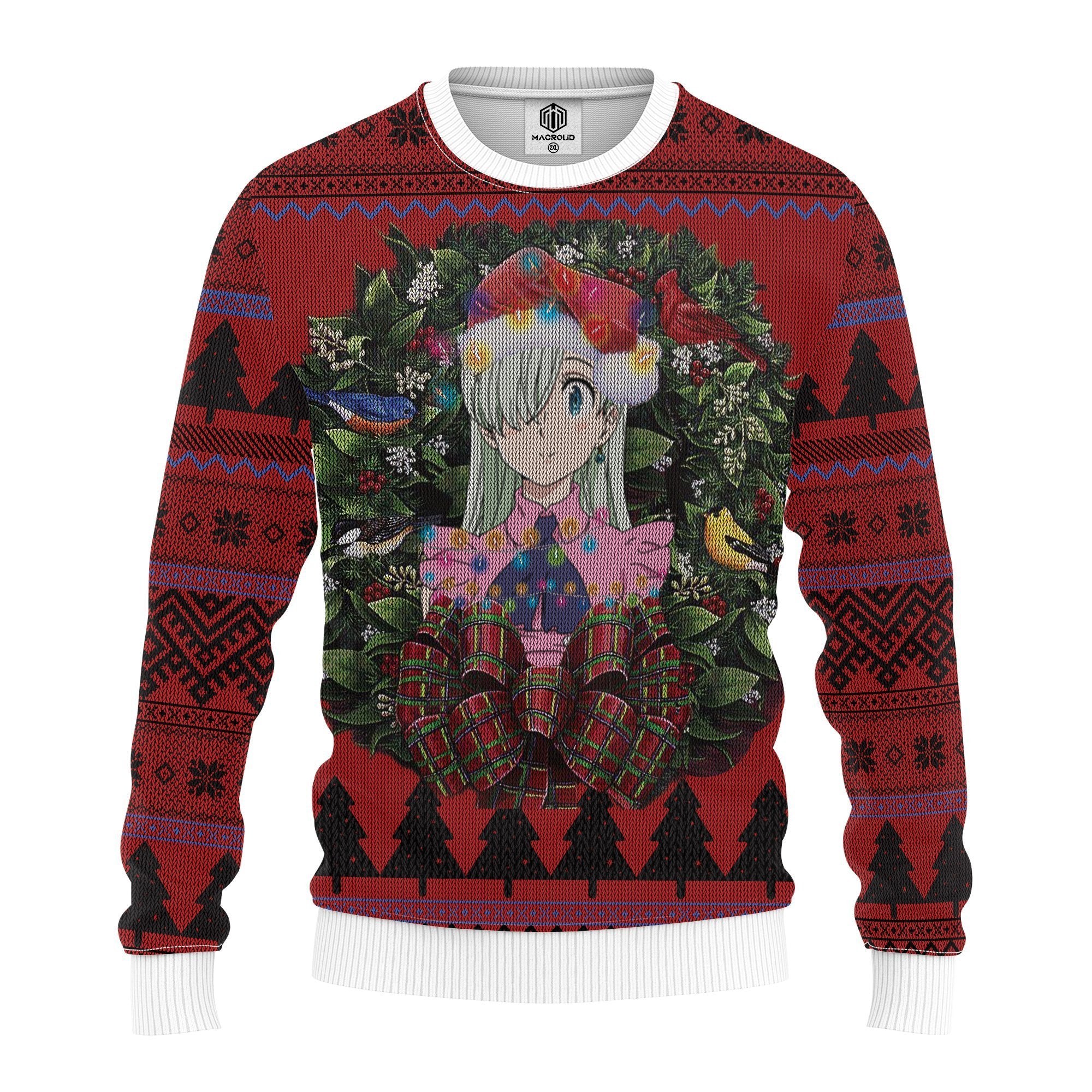 Elizabeth Nanatsu No Taizai Mc Ugly Christmas Sweater Thanksgiving Gift