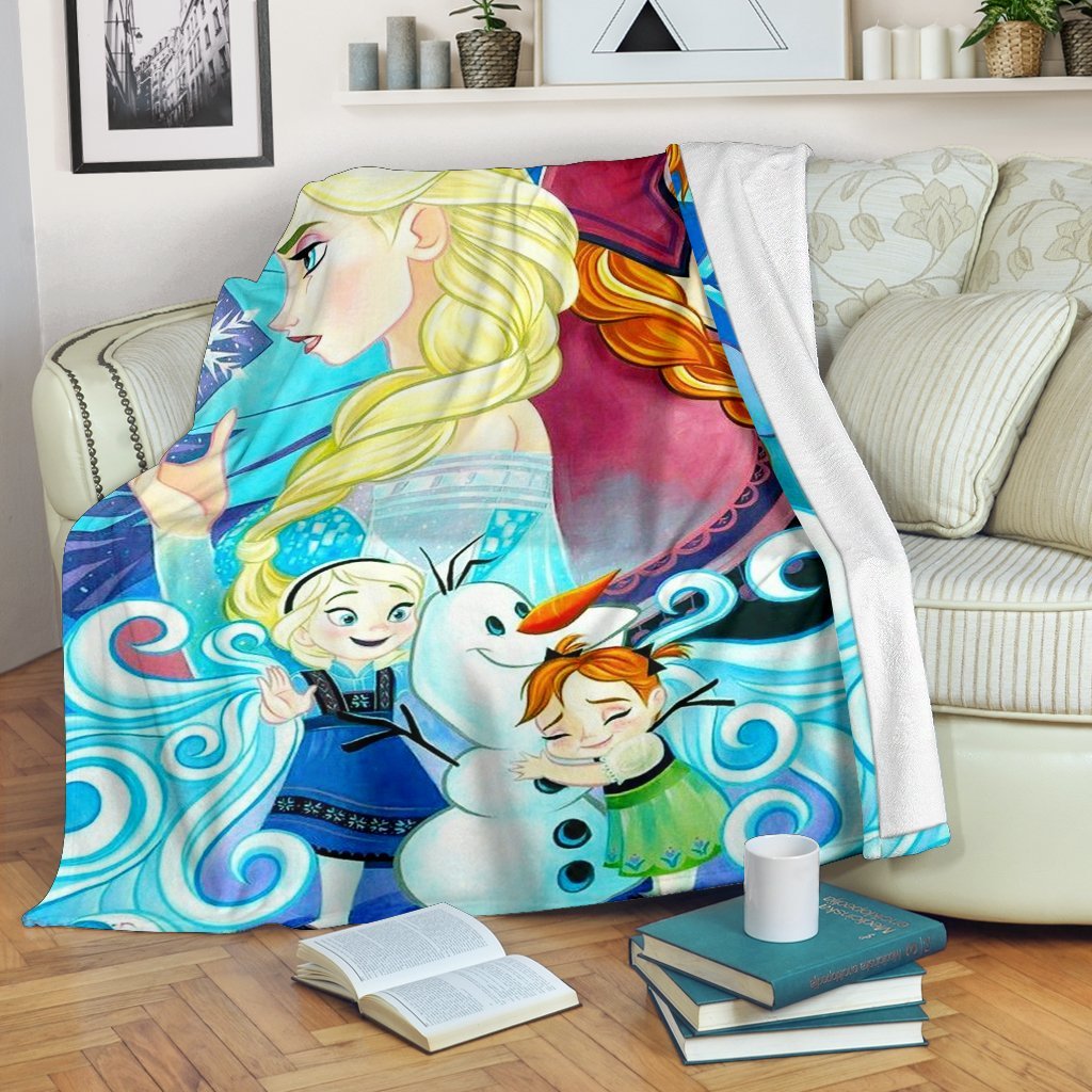 Elsa Anna Frozen Premium Blanket 1