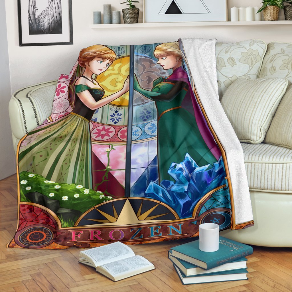 Elsa Anna Frozen Premium Blanket