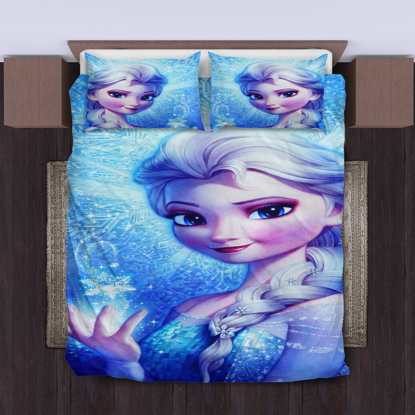 Elsa Frozen Bedding Set Duvet Cover And Pillowcase Set