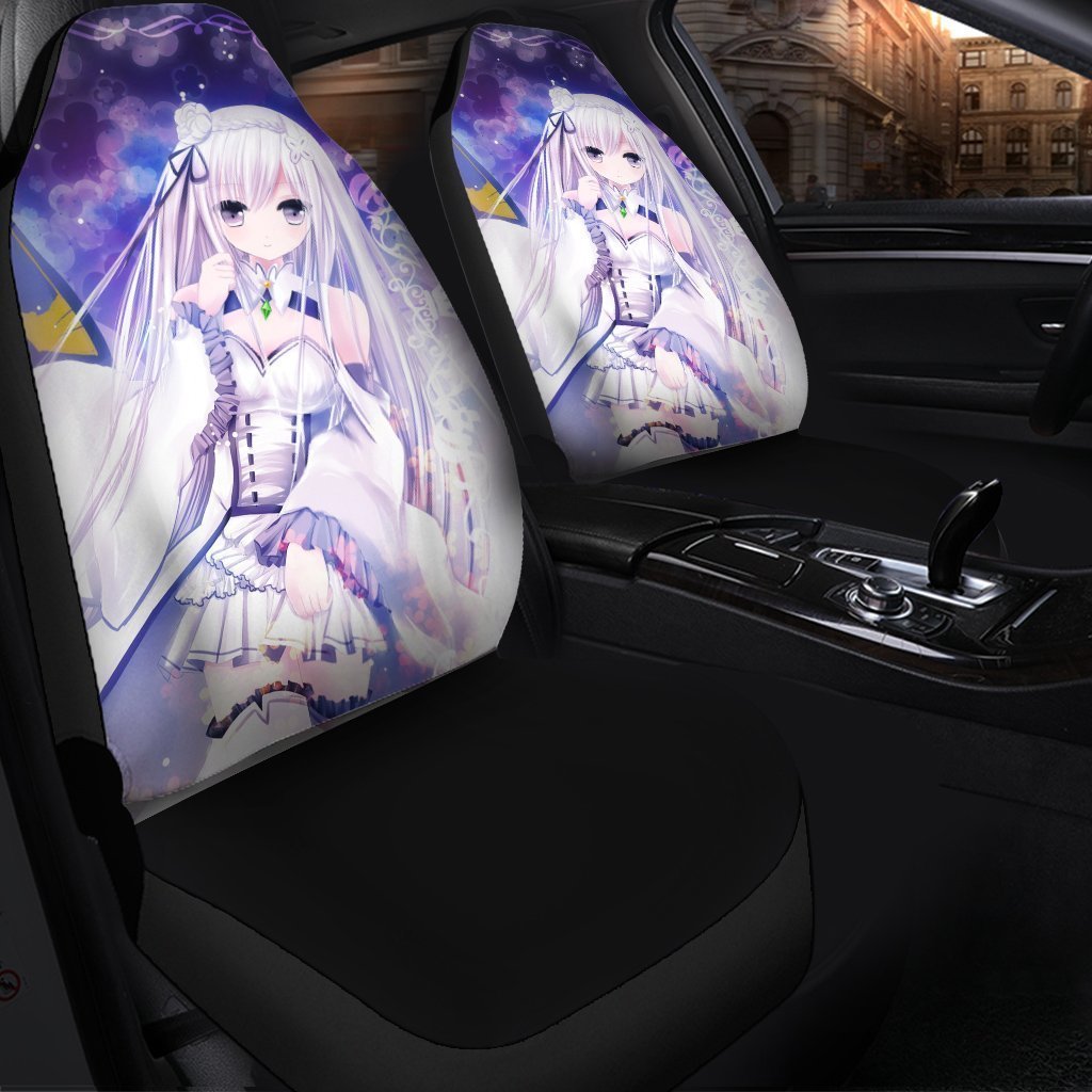 Emilia Re Zero Anime Best Anime 2022 Seat Covers