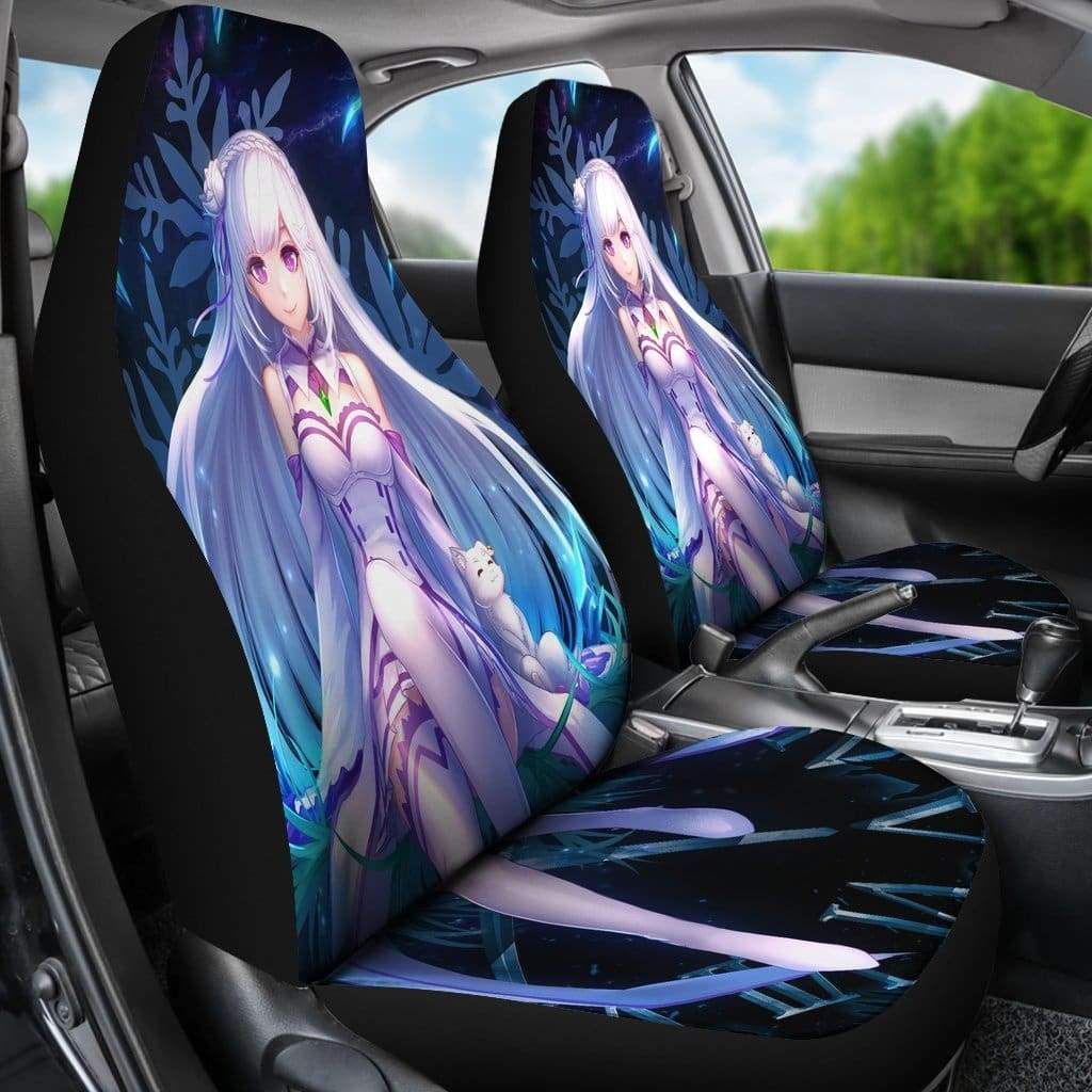Emilia Re:Zero 2022 Car Seat Covers Amazing Best Gift Idea