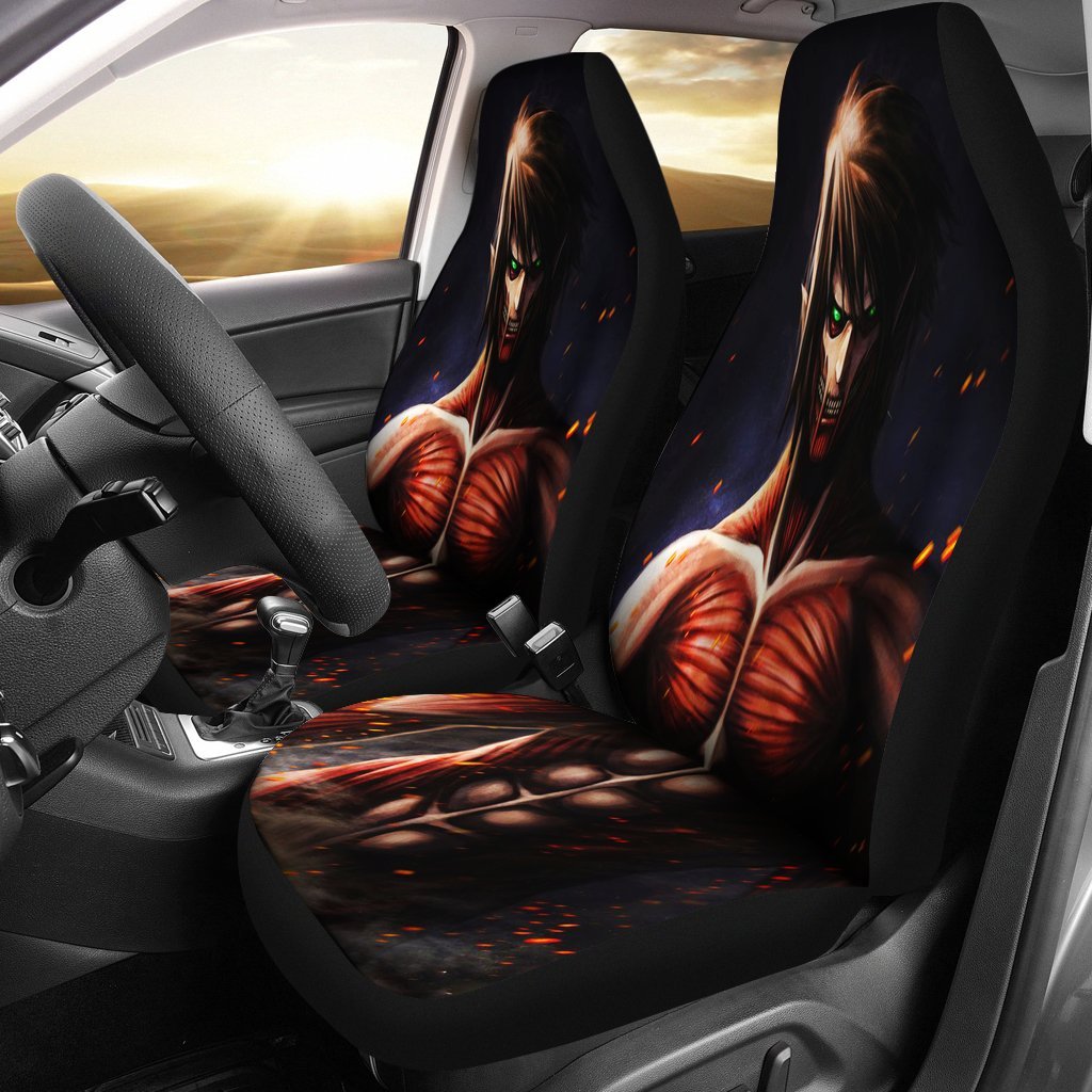 Eren Attack On Titans Seat Cover