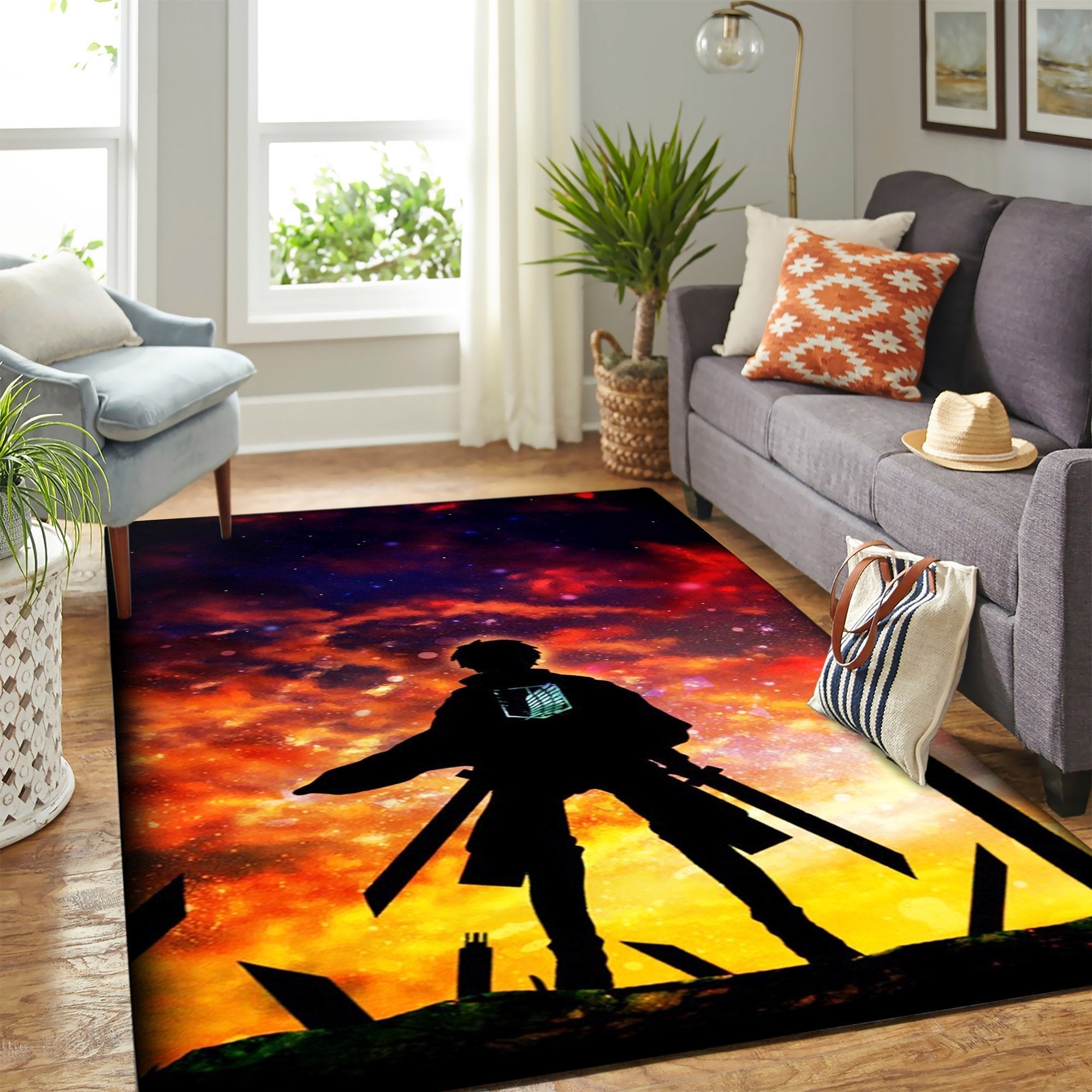 Eren Yeager Attack On Titan Carpet