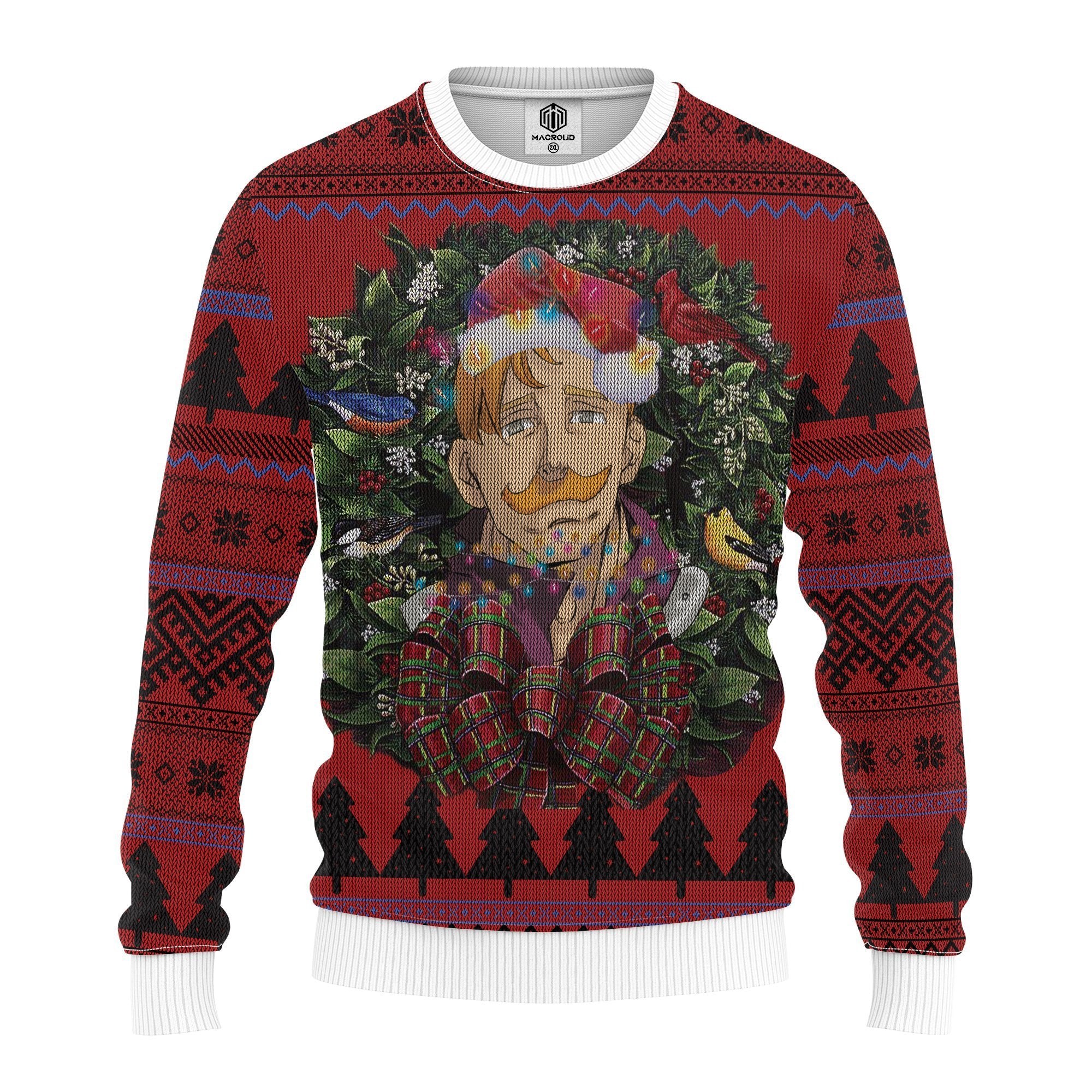 Escanor Nanatsu No Taizai Mc Ugly Christmas Sweater Thanksgiving Gift