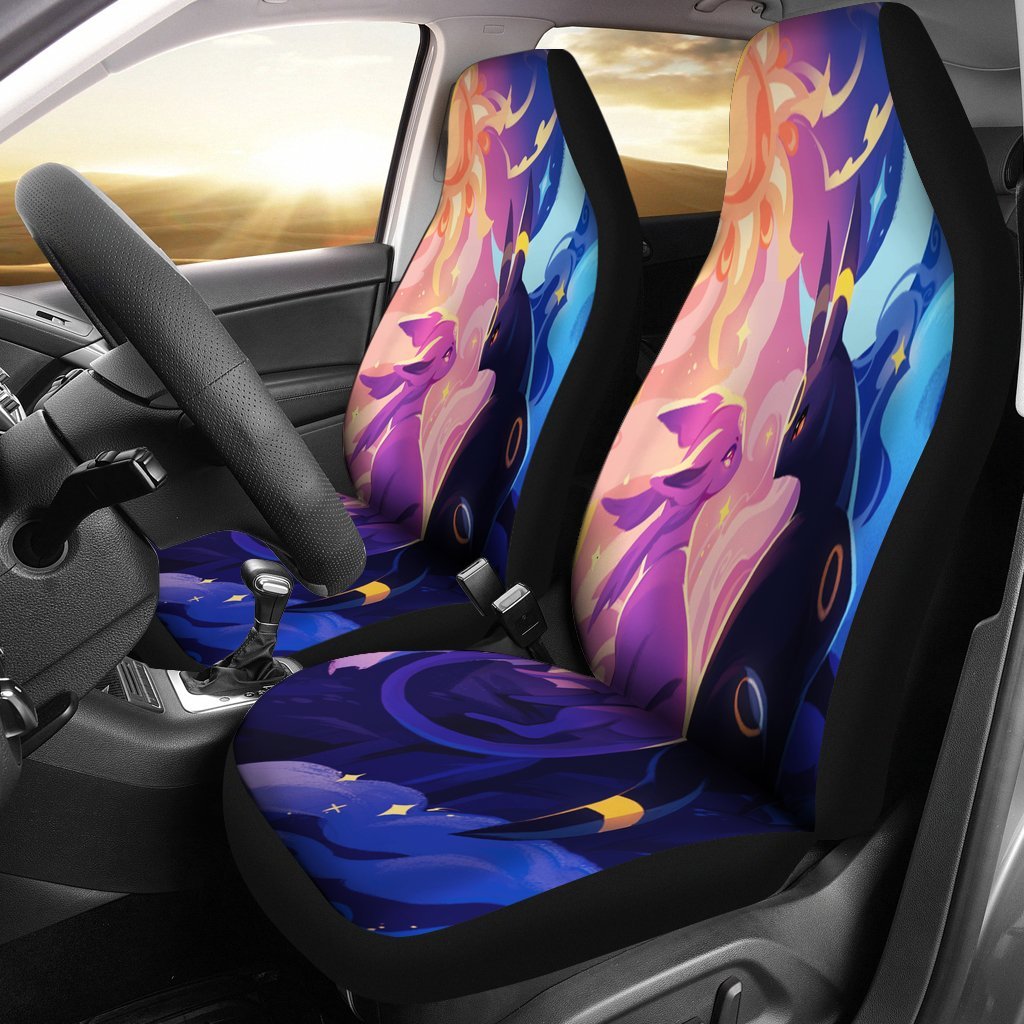 Espeon & Umbreon Car Seat Covers Amazing Best Gift Idea