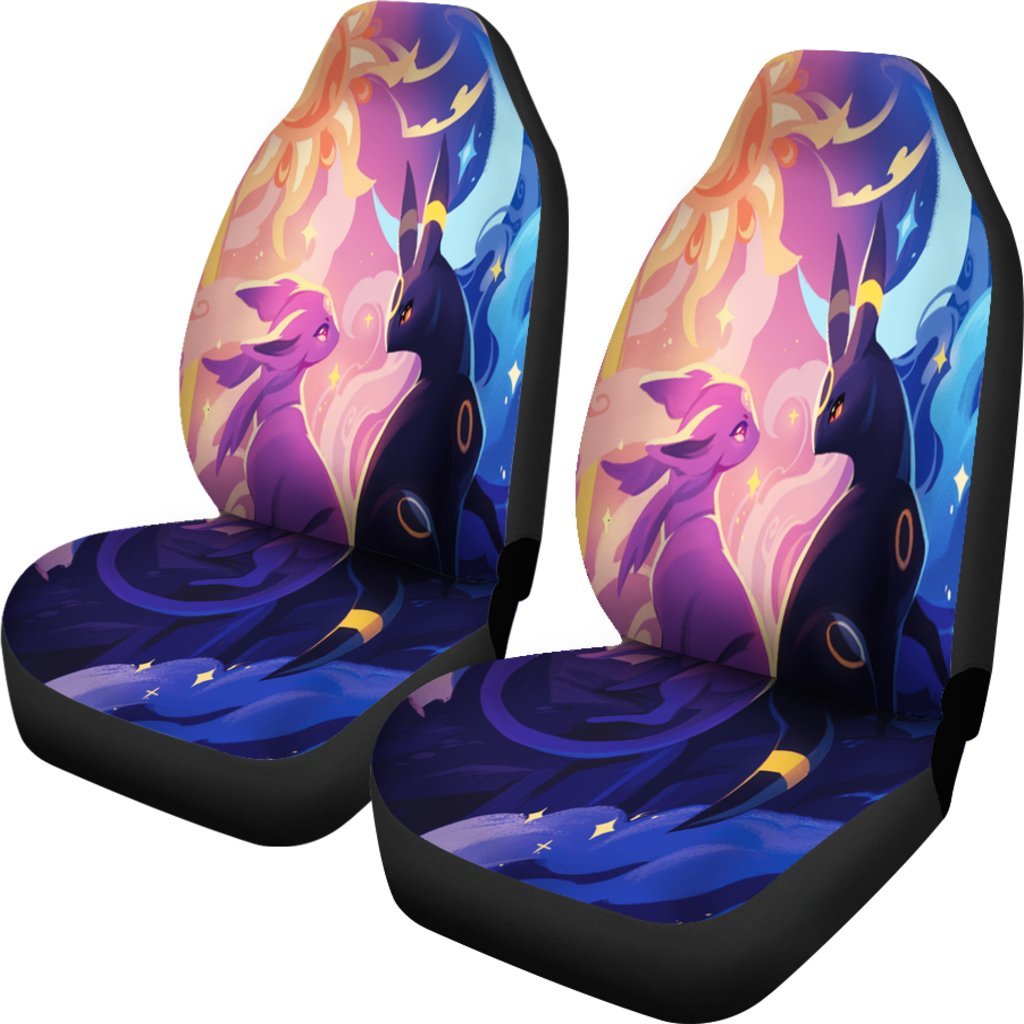 Espeon & Umbreon Car Seat Covers Amazing Best Gift Idea