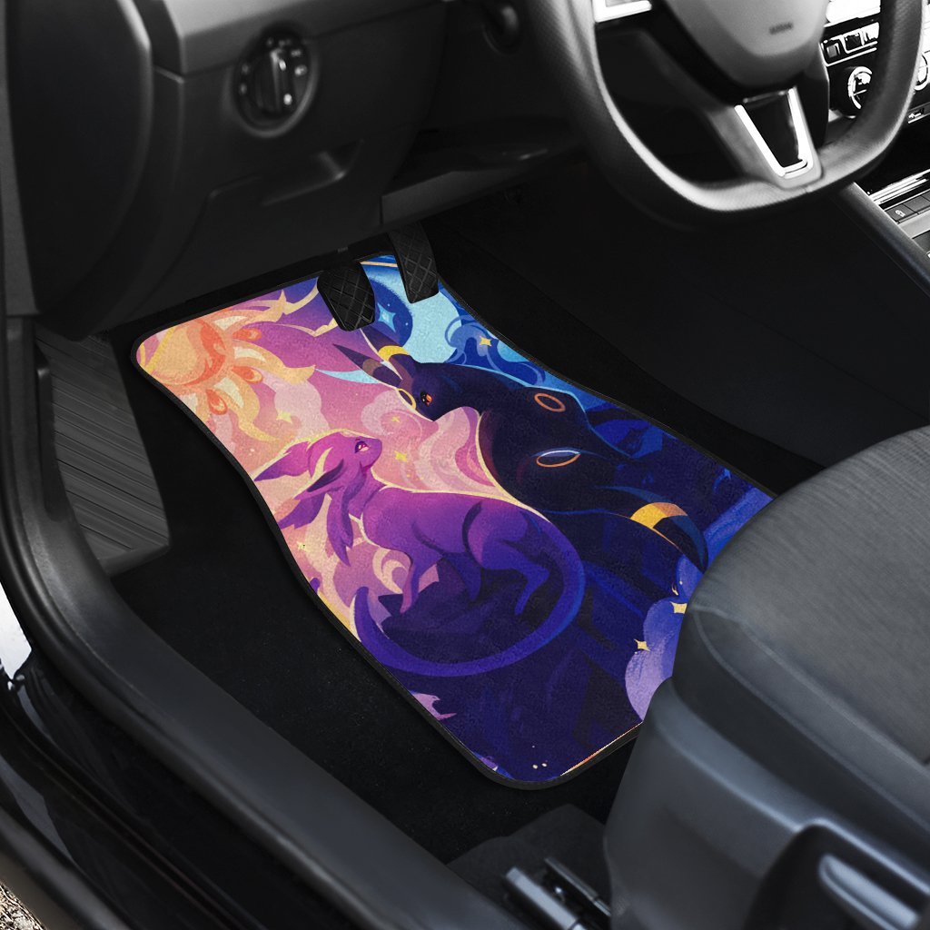 Espeon & Umbreon Front And Back Car Mats