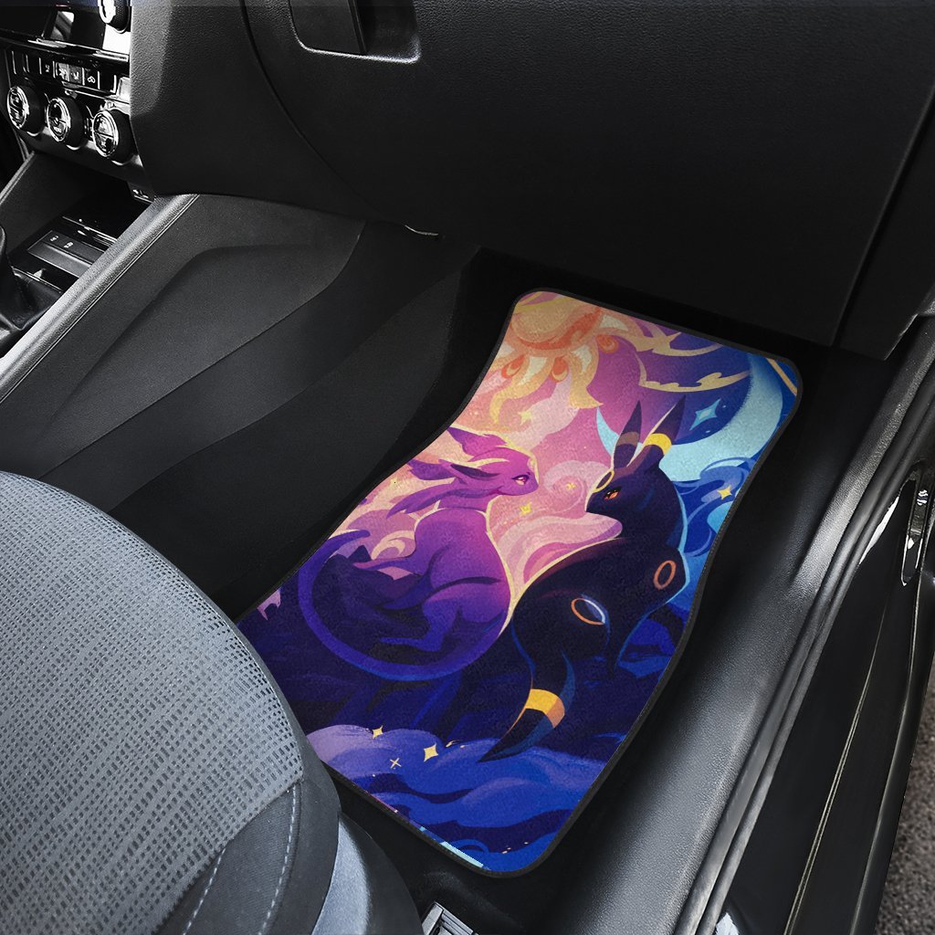 Espeon & Umbreon Front And Back Car Mats
