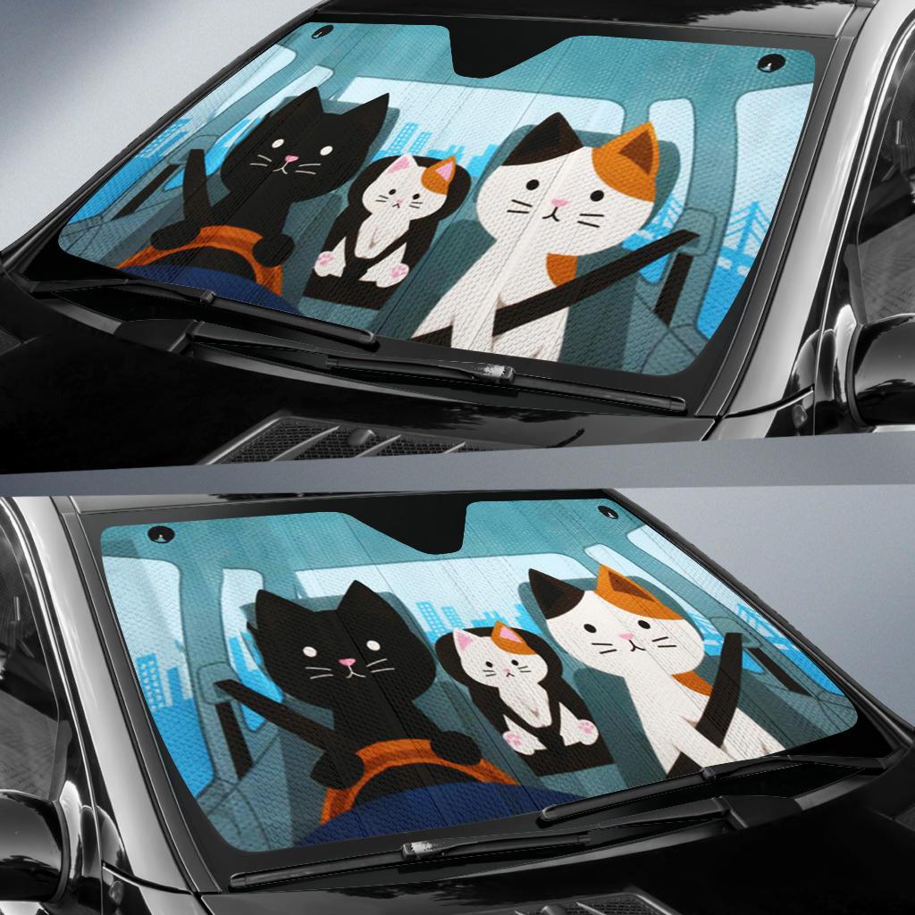 Family Cat Auto Sun Shades Amazing Best Gift Ideas 2022