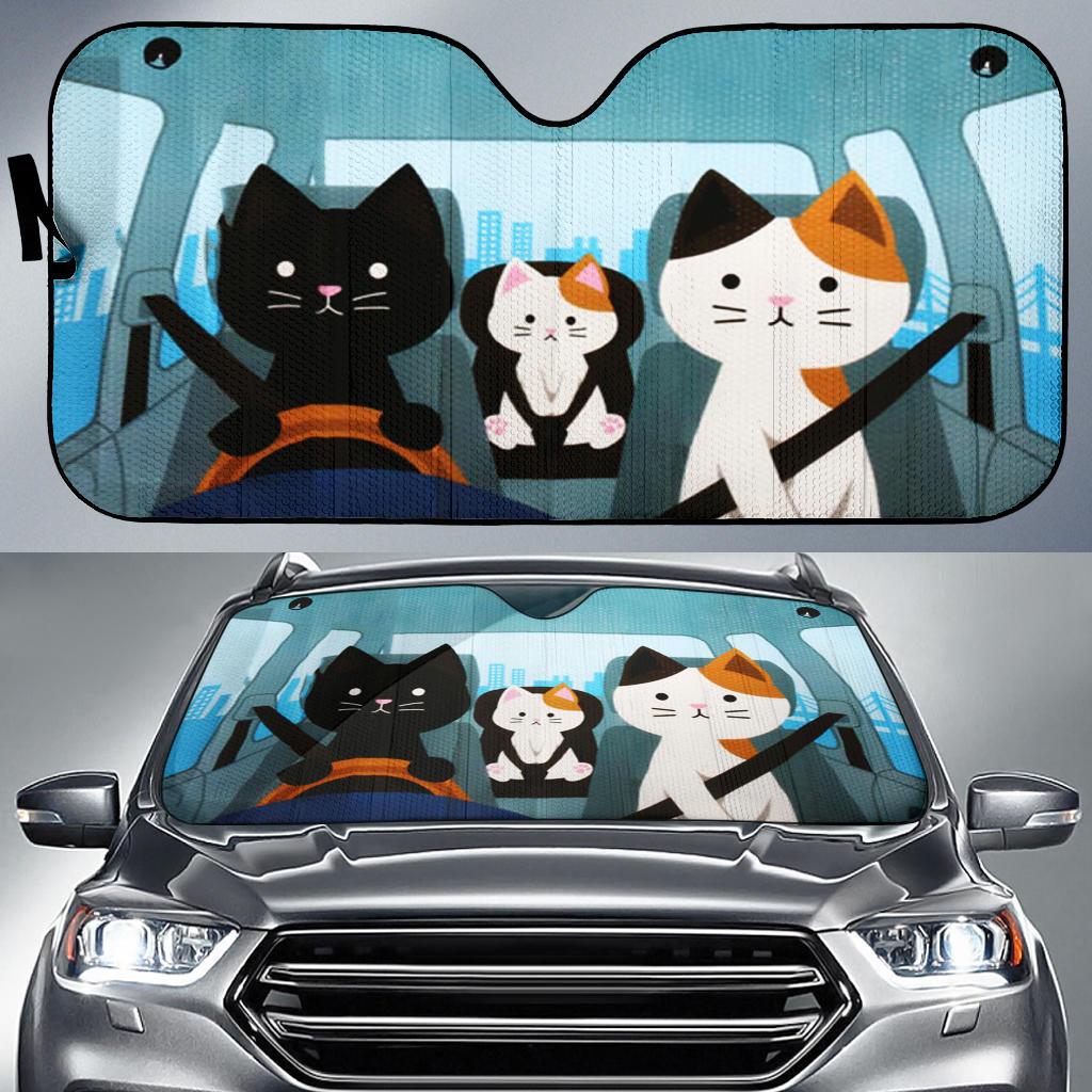 Family Cat Auto Sun Shades Amazing Best Gift Ideas 2022