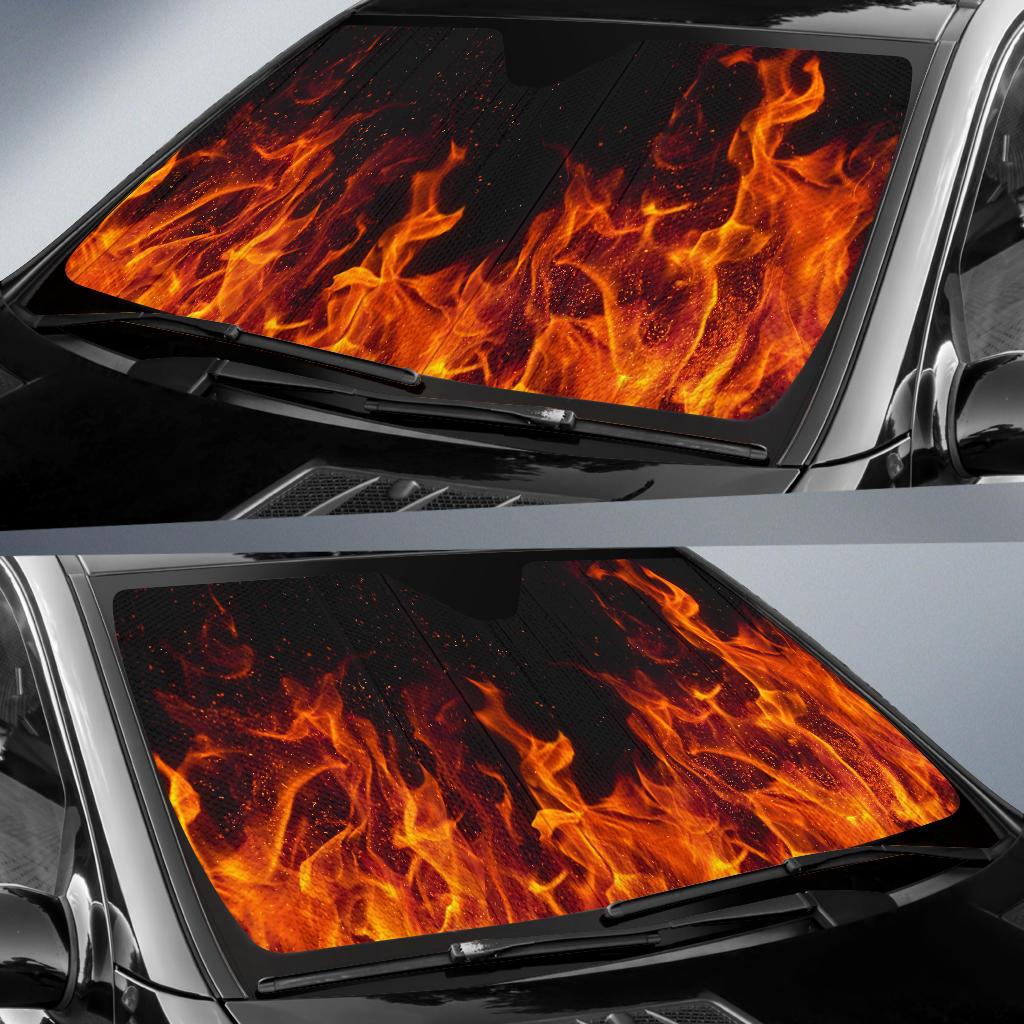 Fire Car Sun Shades Amazing Best Gift Ideas 2021